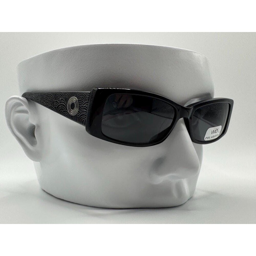 Vintage Designer 1990s-2000s Sunglasses | Swirl Temple | Wraparound | Polarized